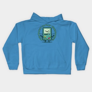 Who Wants to Play Videogames? Kids Hoodie